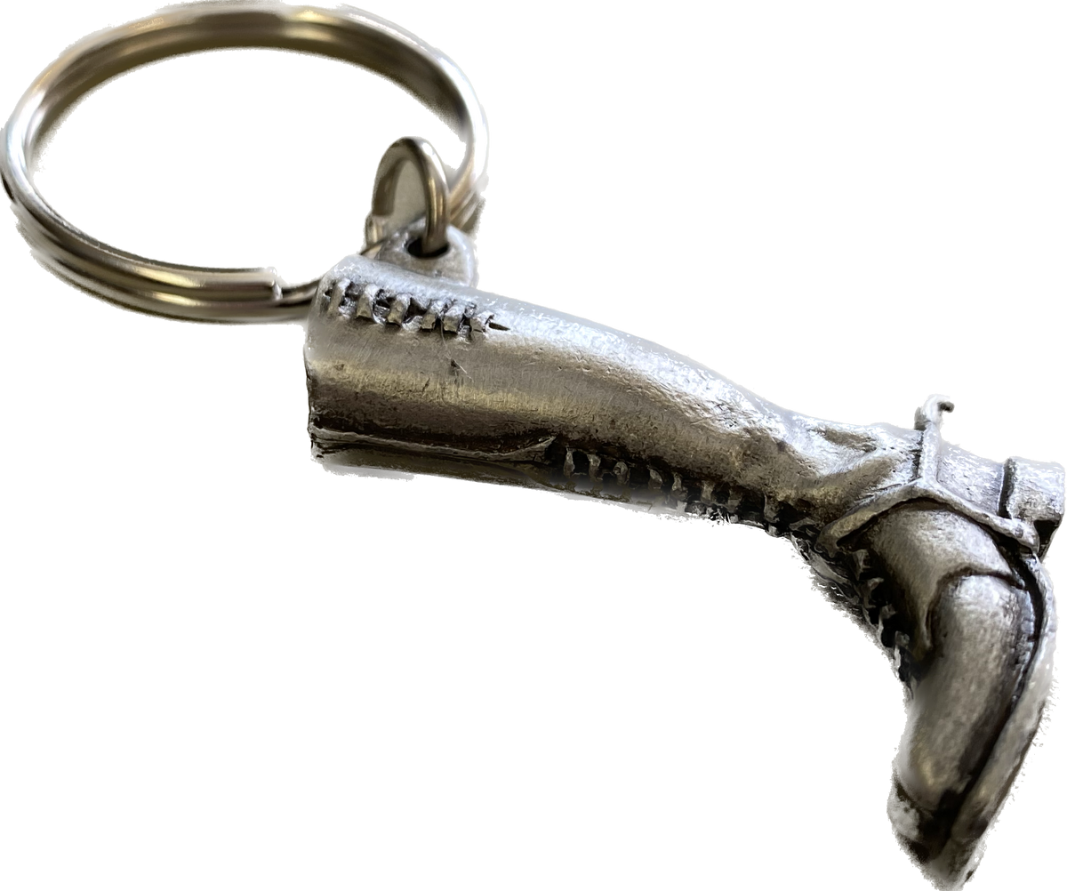 KEYCHAINS PEWTER The Trading Post at Depot / Le magasin général à Dépôt