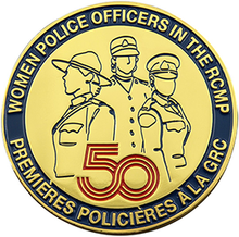 50 yrs Women in Policing Challenge Coin