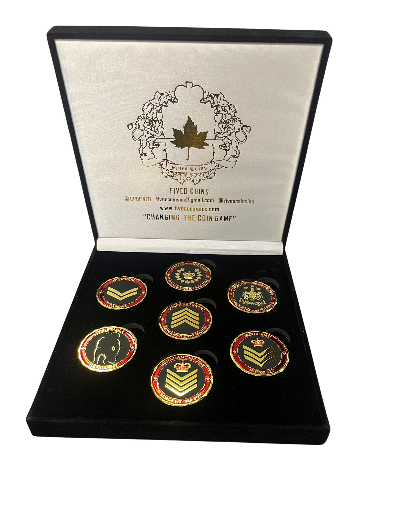 Rcmp Depot Ranks RCMP Rank Coin Set