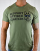 SUPPORT RETIRED LEGENDS T-SHIRTS