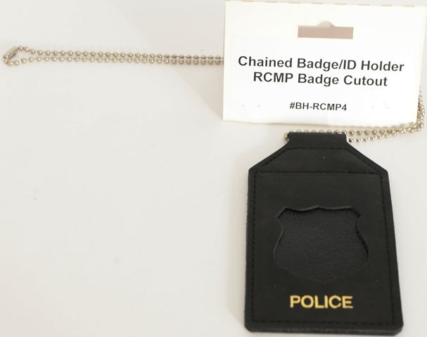 Badge Holder with chain  /  Porte - écusson avec chaîne