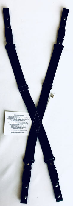 Suspenders X  All Elastic / Bretelles X tous élastiques