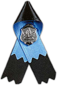 Police & Peace Officers’ Memorial Ribbon/le ruban commémoratif des policiers et agents de la paix